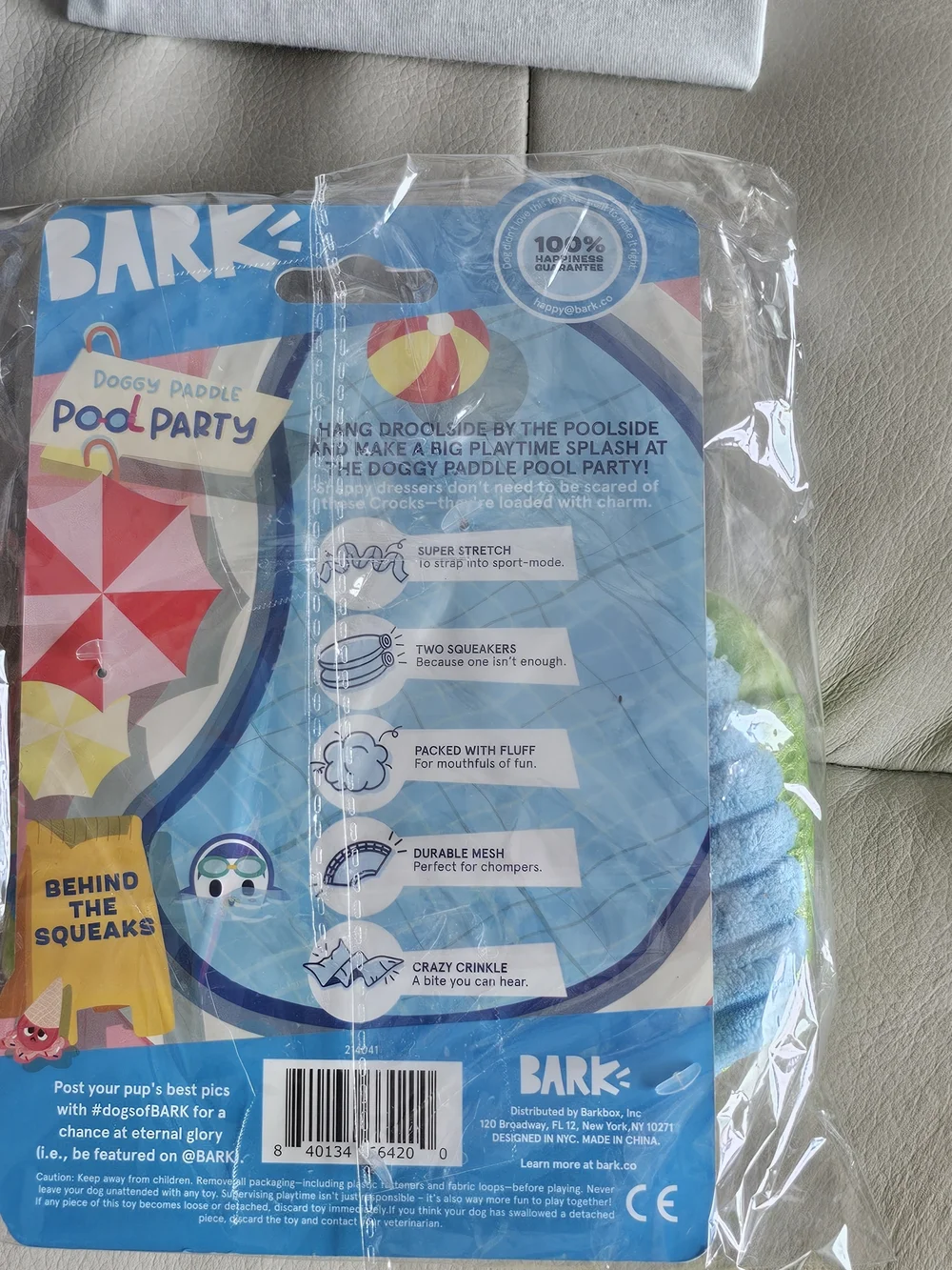 Dog Mom Bundle Life Is Good Pet Dress Small + Bark Toys + TherPetMD Calming Kit